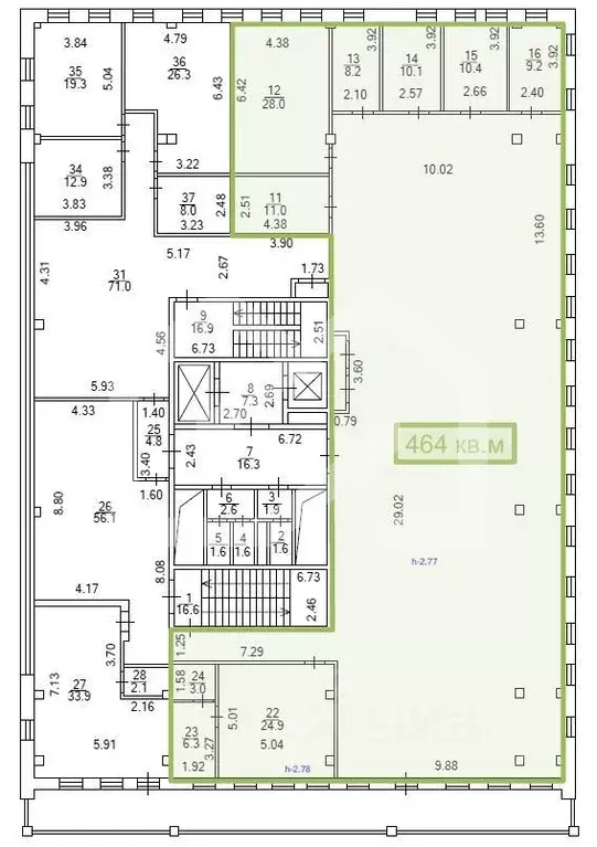 Помещение свободного назначения в Москва Подкопаевский пер., 4 (464 м) - Фото 2