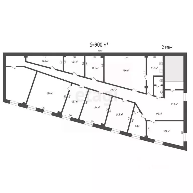 Помещение свободного назначения в Томская область, Томск пер. Сергея ... - Фото 2