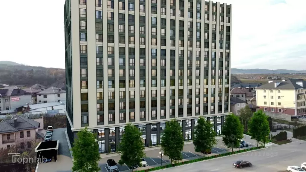 1-к кв. Кабардино-Балкария, Нальчик ул. Атажукина (51.47 м) - Фото 1