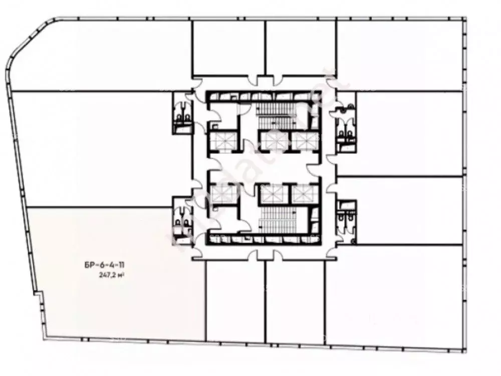 Офис в Москва Холодильный пер., 3к1 (247 м) - Фото 1