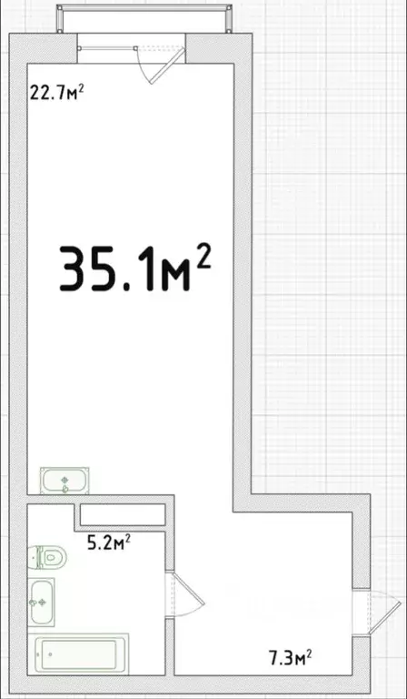 Студия Новосибирская область, Новосибирск ул. Владимира Заровного, 6/1 ... - Фото 2