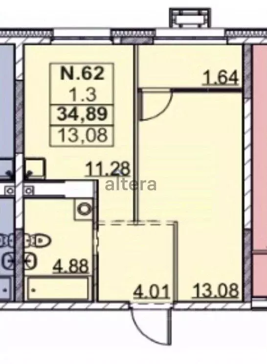 1-к кв. Татарстан, Лаишевский район, Столбищенское с/пос, с. Усады ул. ... - Фото 2