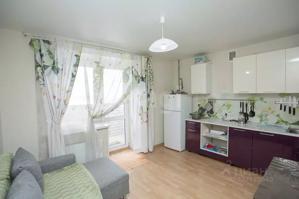 1-к кв. Нижегородская область, Бор ул. Луначарского, 214 (39.9 м) - Фото 1