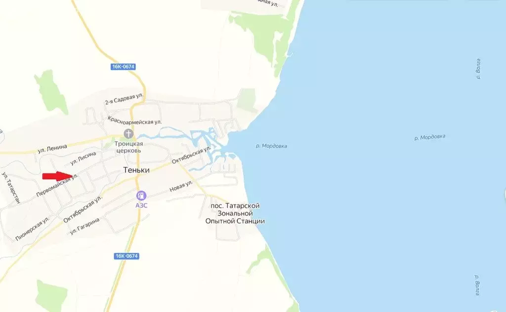 Участок в село Теньки, Первомайская улица, 62/1 (13 м) - Фото 0