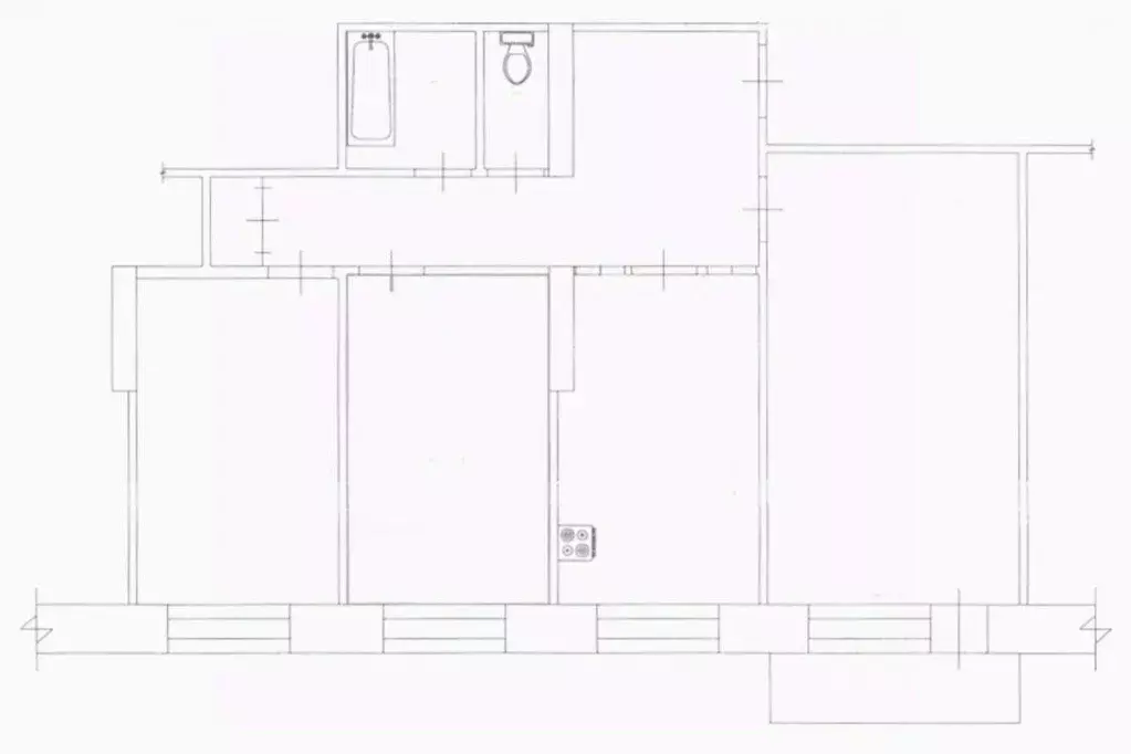 3-к кв. Саха (Якутия), Якутск городской округ, с. Хатассы ул. ... - Фото 1