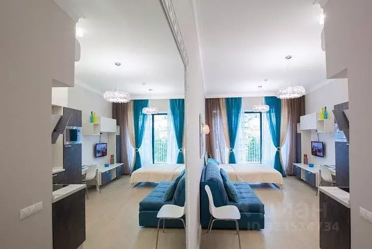 Студия Краснодарский край, Сочи Курортный просп., 105 (47.0 м) - Фото 1