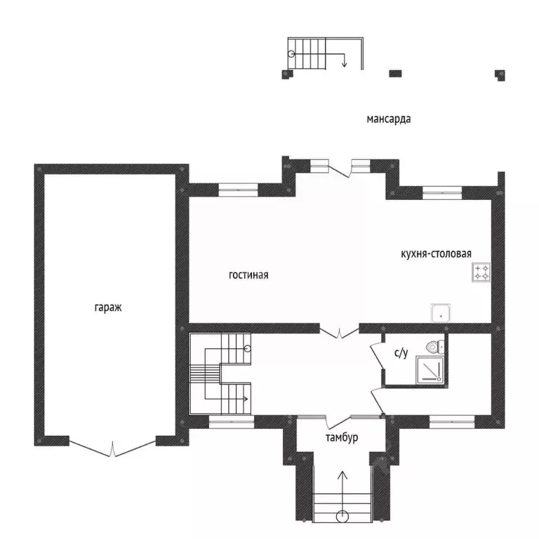Дом в Башкортостан, Иглинский район, с. Акбердино ул. Луговая, 20 (150 ... - Фото 2
