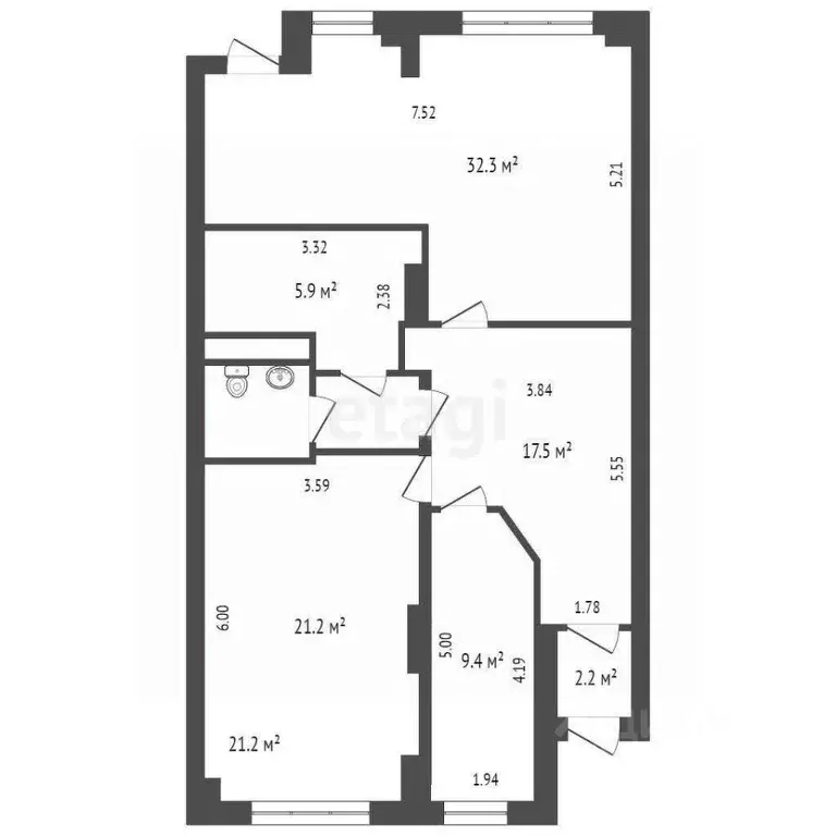 Офис в Москва Верхняя Красносельская ул., 9 (95 м) - Фото 1