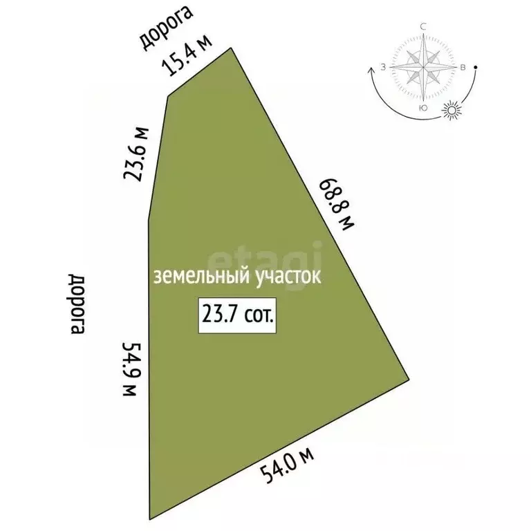 Участок в Мордовия, Кочкуровский район, с. Мурань  (24.0 сот.) - Фото 2