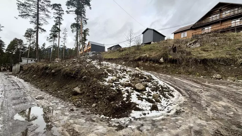Участок в Карачаево-Черкесия, Зеленчукский район, с. Архыз ул. Мира ... - Фото 2