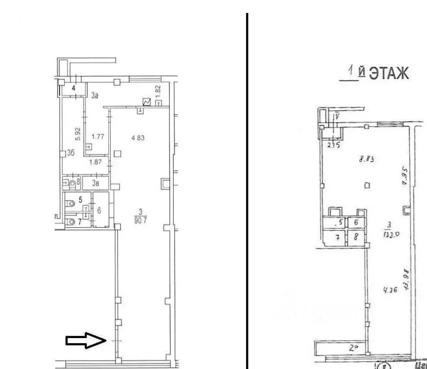 Помещение свободного назначения в Москва ул. Красная Пресня, 21 (153 ... - Фото 2