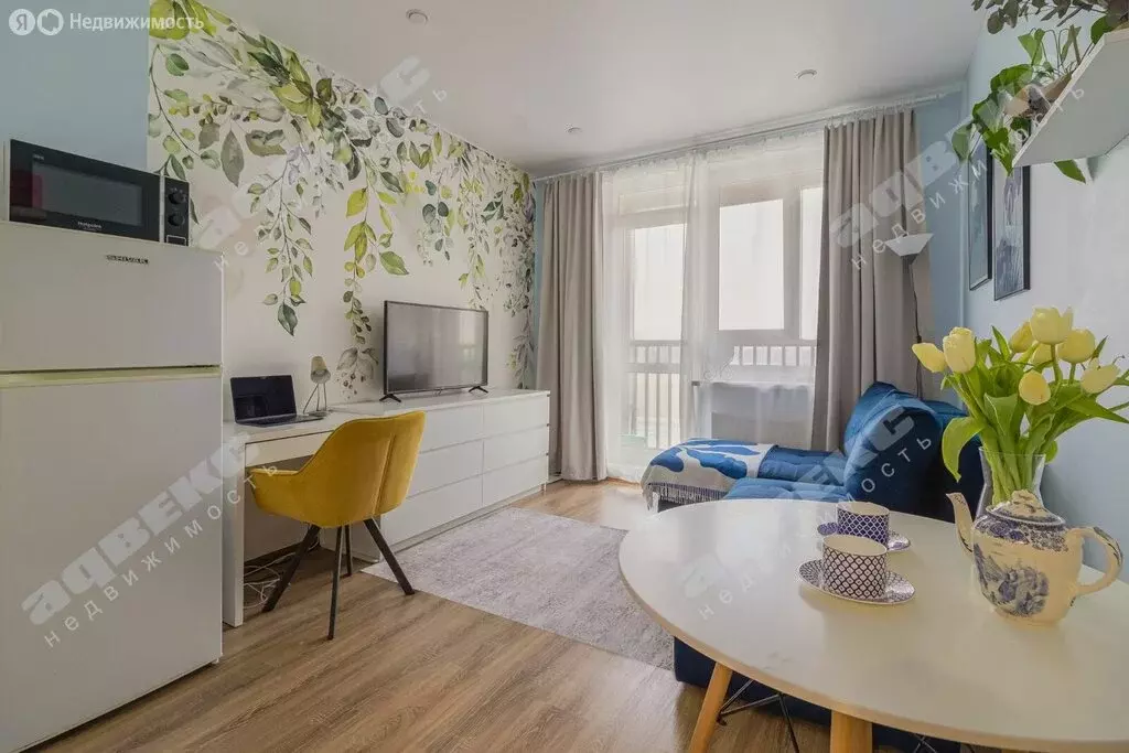 Квартира-студия: Санкт-Петербург, улица Оптиков, 37 (21.1 м) - Фото 1