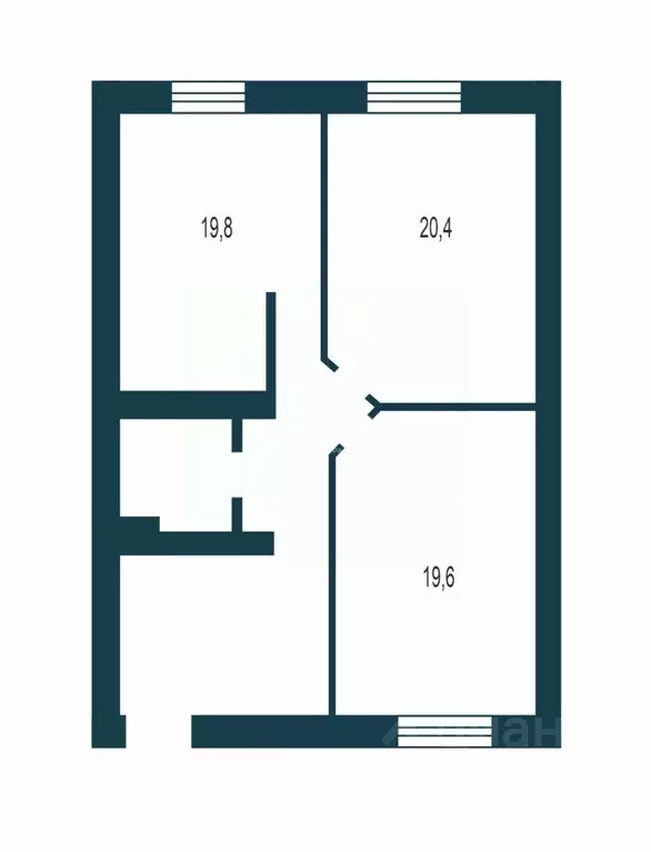 3-к кв. Новосибирская область, Бердск Бердский санаторий тер., 42 ... - Фото 2