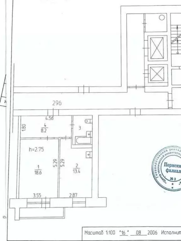 1-к кв. Пермский край, Пермь Пушкарская ул., 100 (44.9 м) - Фото 0