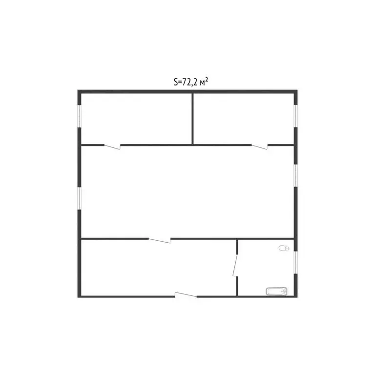 Дом в Златоуст, Паровозная улица (72.2 м) - Фото 1