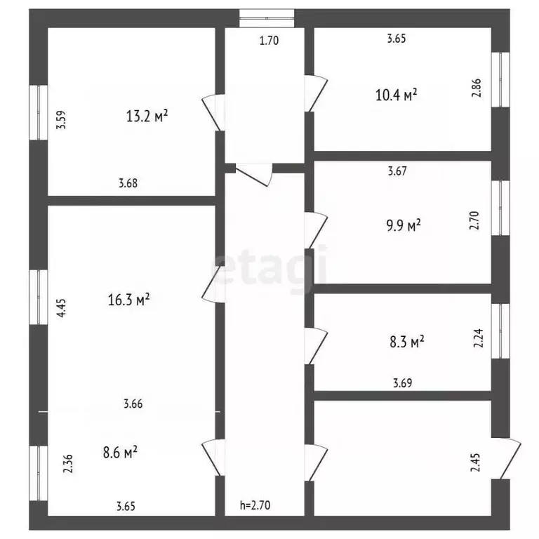 3-к кв. Башкортостан, Бирский район, Сусловский сельсовет, с. Суслово ... - Фото 2