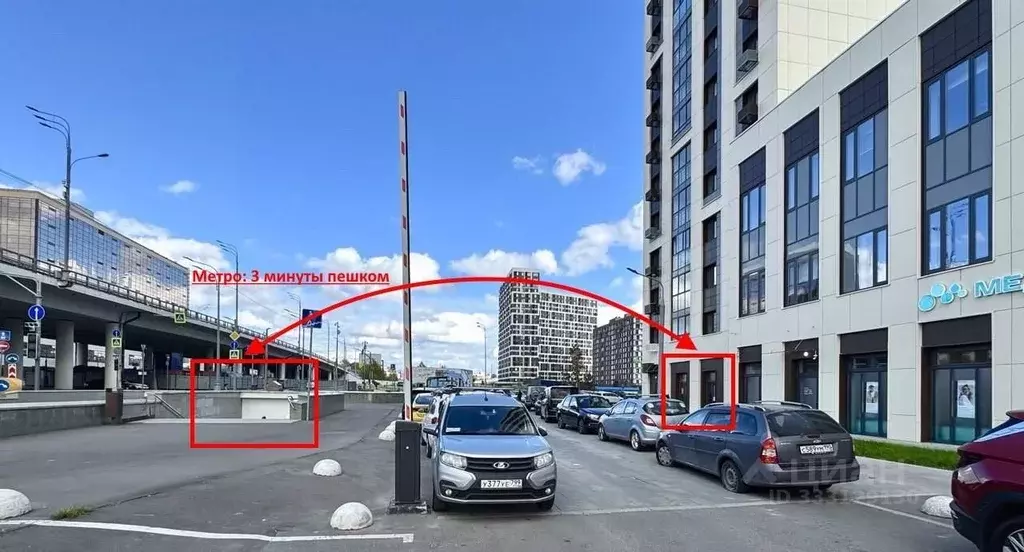 Помещение свободного назначения в Москва ул. Николая Озерова, 2к1 (101 ... - Фото 1