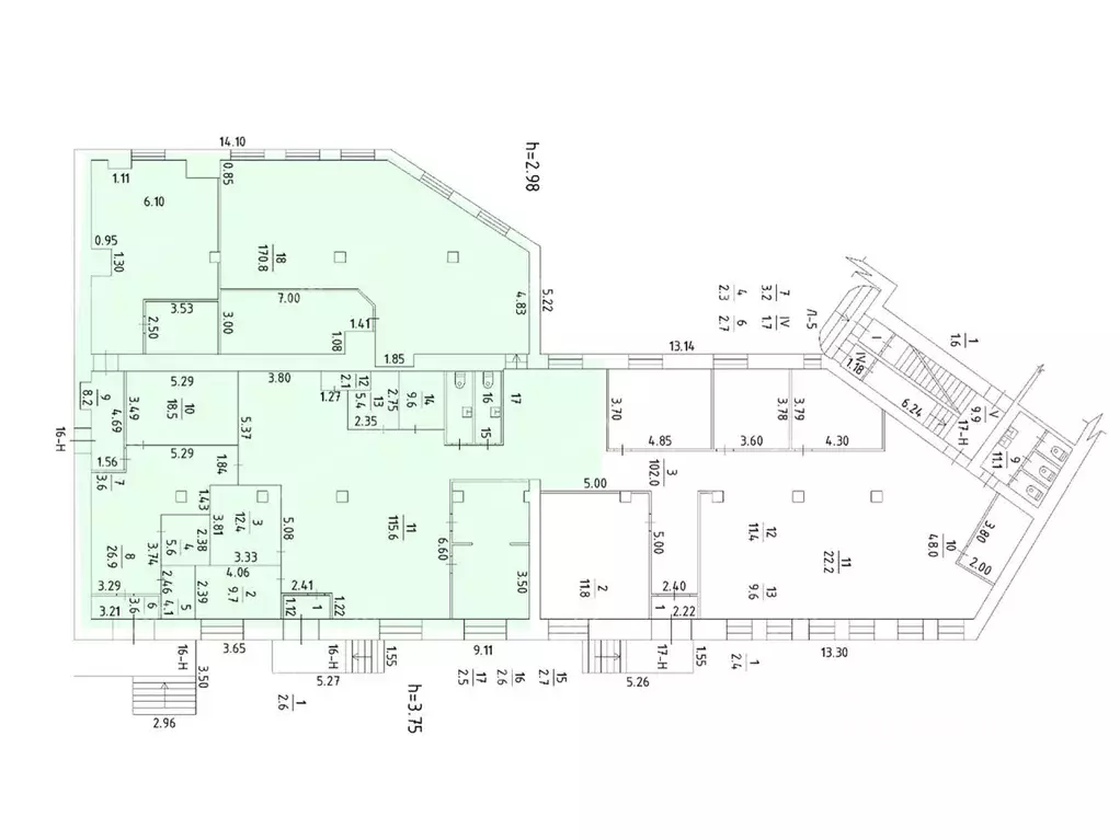 Офис в Санкт-Петербург Воронежская ул., 5 (421 м) - Фото 2