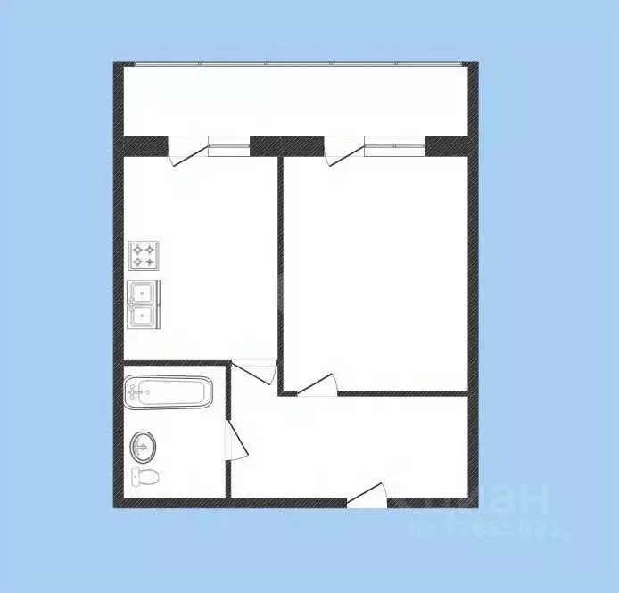 1-к кв. Костромская область, Кострома пос. Октябрьский, ул. ... - Фото 1