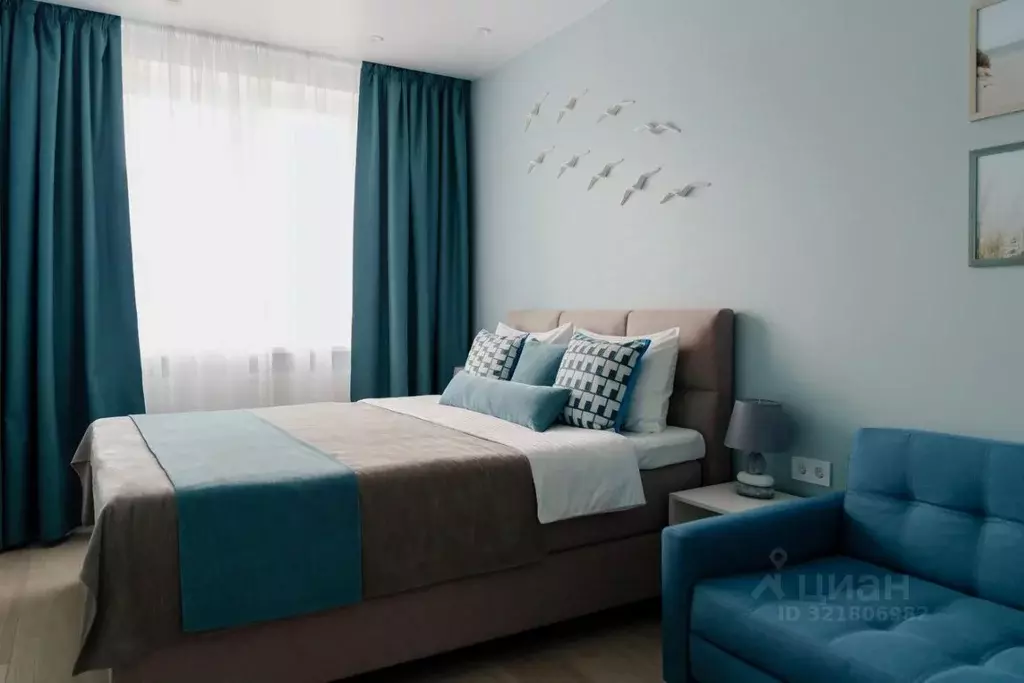 1-к кв. Калининградская область, Пионерский ул. Прибрежная, 21к2 (30.0 ... - Фото 1