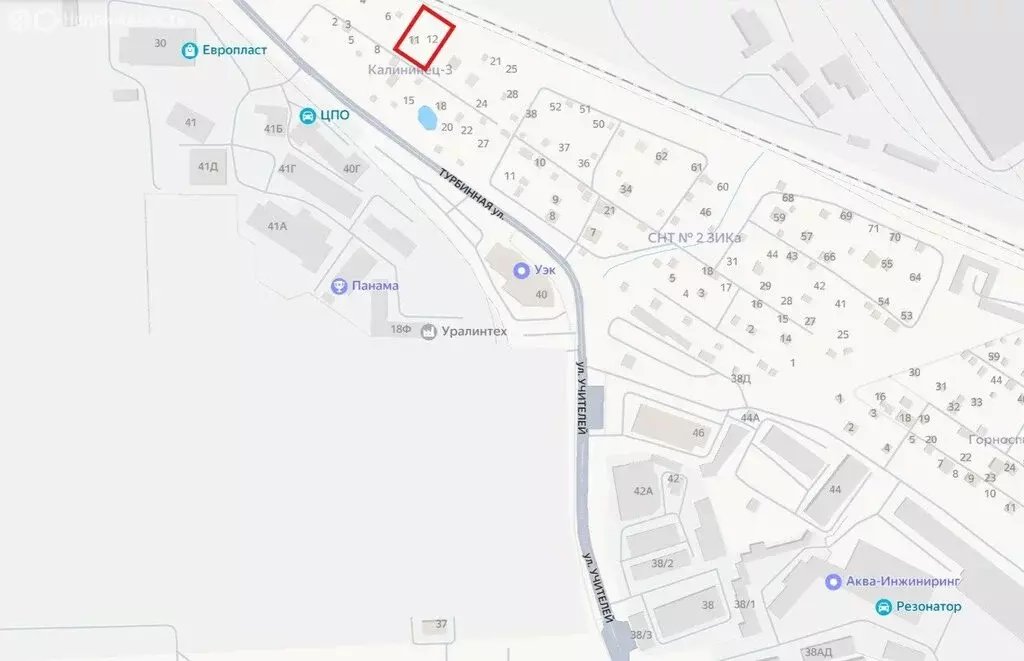 Участок в Екатеринбург, СНТ Калининец-3, 11 (9 м) - Фото 1