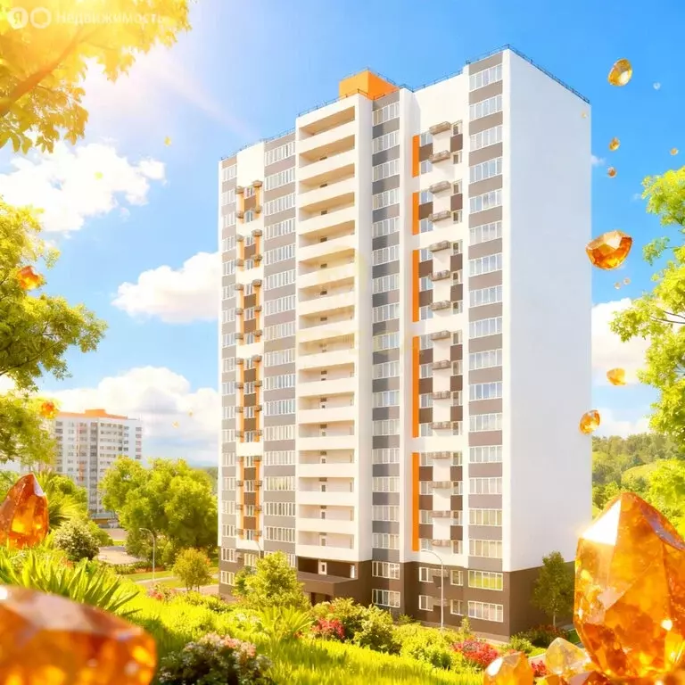 1-комнатная квартира: Оренбург, микрорайон Ростоши Премьер (34.2 м) - Фото 2