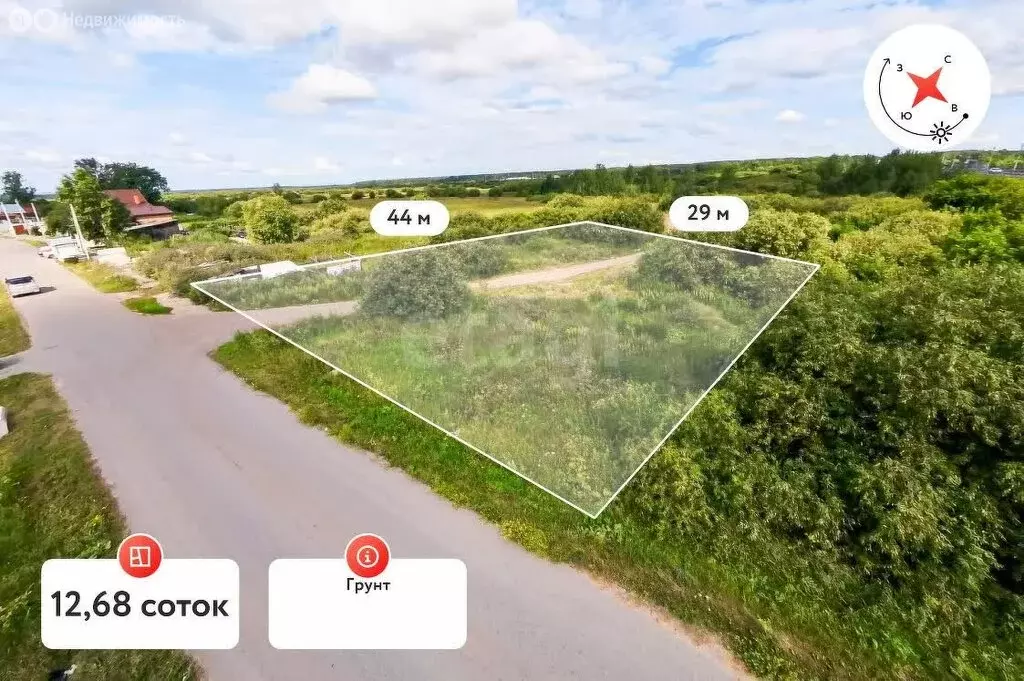 Участок в Тюменский муниципальный округ, село Червишево (12.68 м) - Фото 2