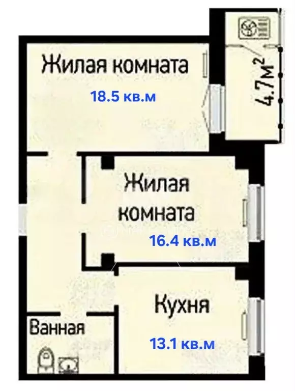 2-к кв. Челябинская область, Челябинск ул. 250-летия Челябинска, 48 ... - Фото 2