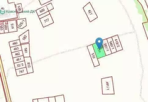 Участок в посёлок Красный Яр, Комсомольская улица (30 м) - Фото 1