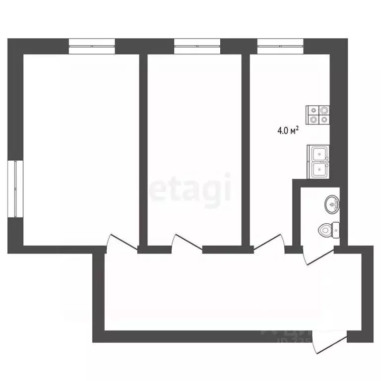 2-к кв. Удмуртия, Ижевск Советская ул., 2 (40.0 м) - Фото 1