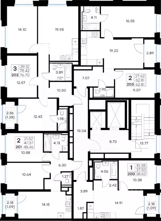 1-к кв. Мурманская область, Мурманск Долина Уюта тер.,  (38.62 м) - Фото 2