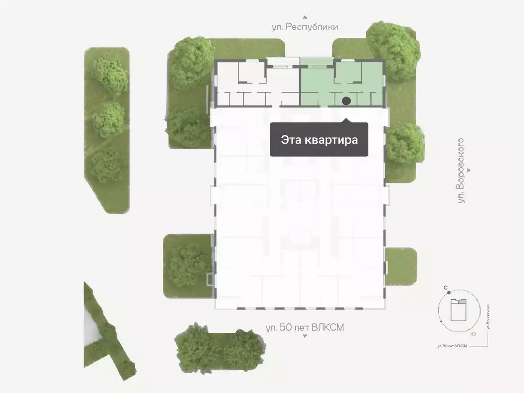 2-к кв. Тюменская область, Тюмень ул. Республики, 204к18 (58.65 м) - Фото 2