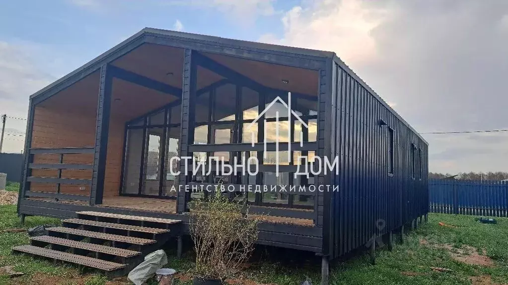 Дом в Калужская область, Совхоз Боровский с/пос, д. Лапшинка ул. ... - Фото 0