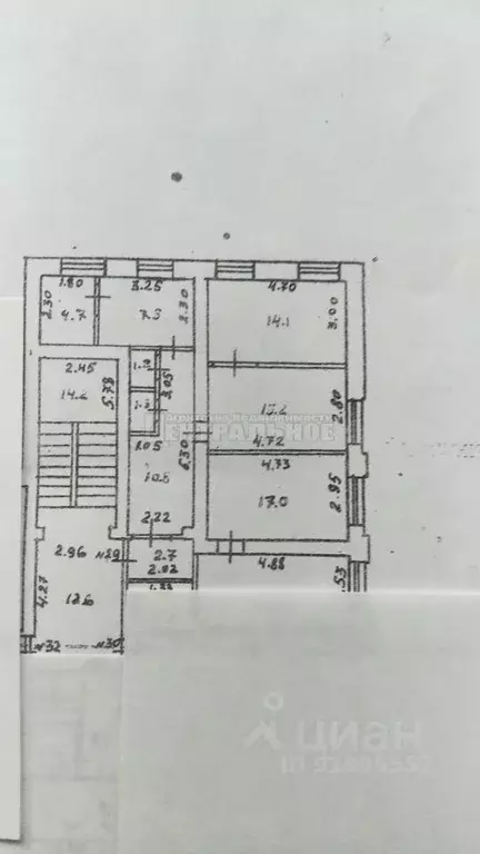 2-к кв. Смоленская область, Смоленск ул. Дзержинского, 15 (55.0 м) - Фото 1