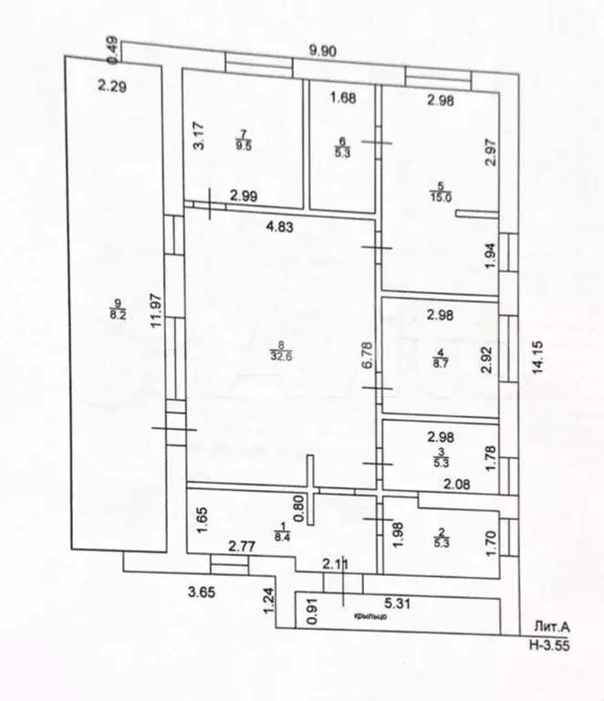 Дом 124,4 м на участке 6,2 сот. - Фото 0