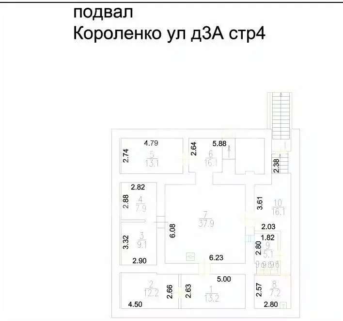 Помещение свободного назначения в Москва ул. Короленко, 3АС4 (483 м) - Фото 2