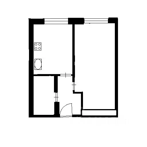 1-к кв. Воронежская область, Воронеж ул. Загоровского, 1 (39.0 м) - Фото 1