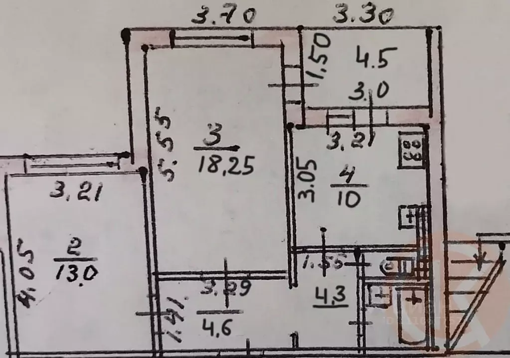 2-к кв. Крым, Симферополь ул. Балаклавская, 45 (64.0 м) - Фото 2