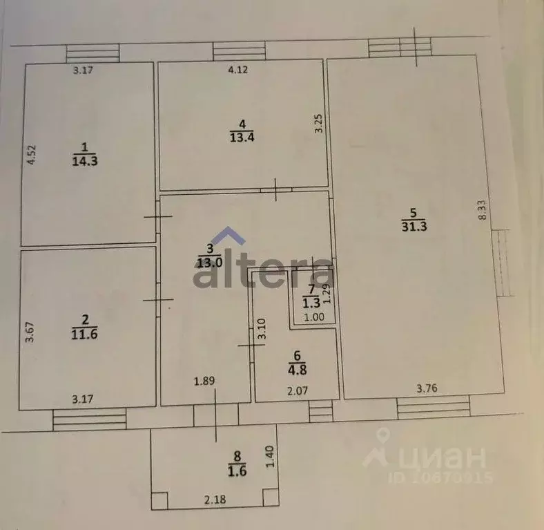 Дом в Татарстан, Лаишевский район, Столбищенское с/пос, с. Столбище ... - Фото 2