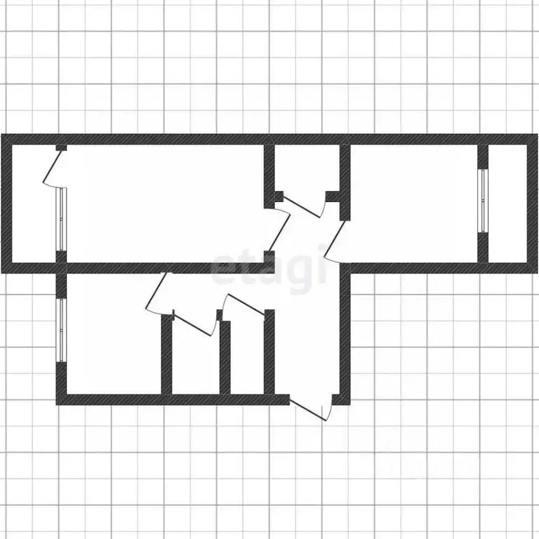2-к кв. Курская область, Курск ул. Радищева, 86 (53.0 м) - Фото 1