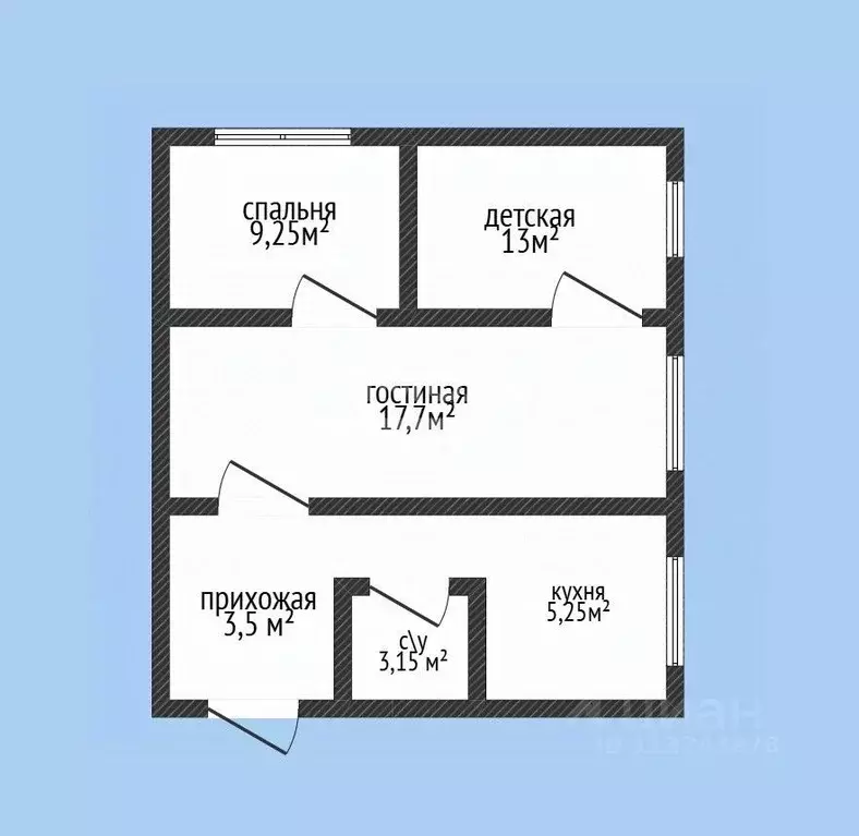 3-к кв. Дагестан, Махачкала ул. Юсупа Акаева, 3 (51.2 м) - Фото 2