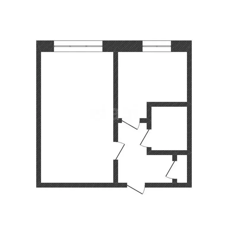 1-комнатная квартира: Курган, улица Карла Маркса, 4 (30.3 м) - Фото 1