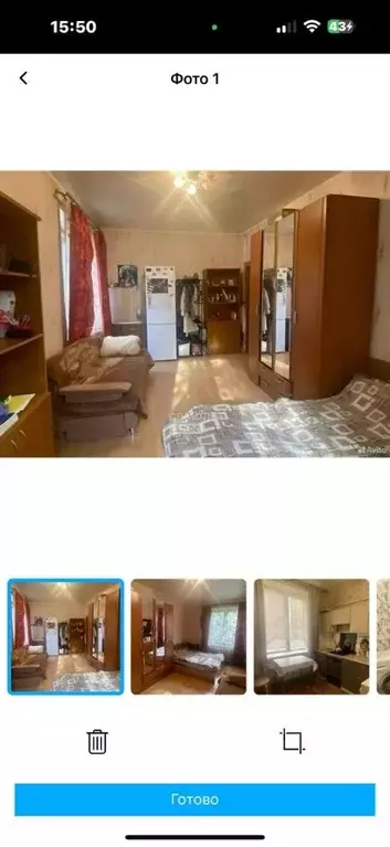 Комната Москва Кутузовский просп., 82 (18.1 м) - Фото 1