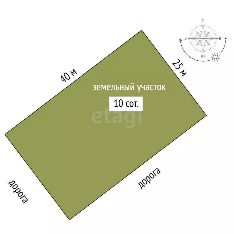 Участок в Тукаевский район, село Бетьки (10 м) - Фото 0