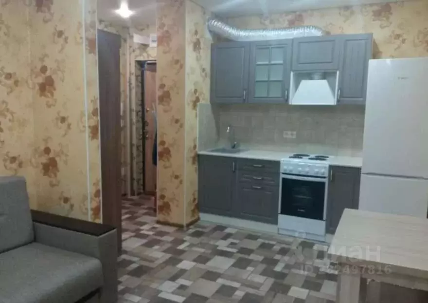 Студия Тюменская область, Тюмень ул. Стройотрядовская, 12 (27.0 м) - Фото 2