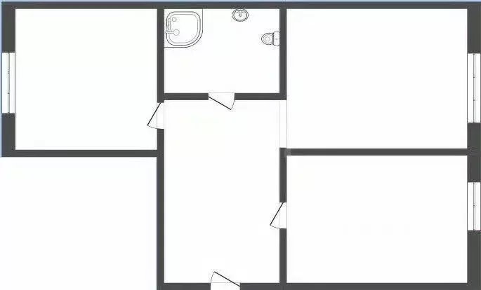 2-к кв. Кемеровская область, Прокопьевск Транспортная ул., 30 (52.3 м) - Фото 2