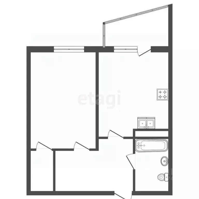 1-к кв. Санкт-Петербург просп. Героев, 18 (41.5 м) - Фото 1