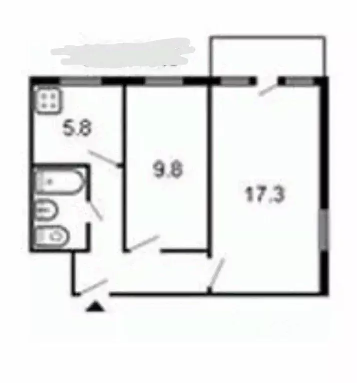 2-к кв. Башкортостан, Уфа Первомайская ул., 90/1 (43.0 м) - Фото 2