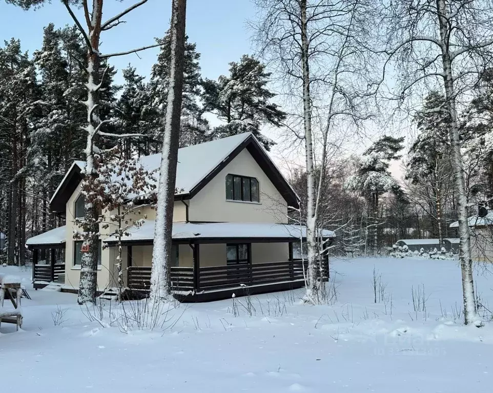 Коттедж в Ленинградская область, Выборгский район, Полянское с/пос, ... - Фото 1