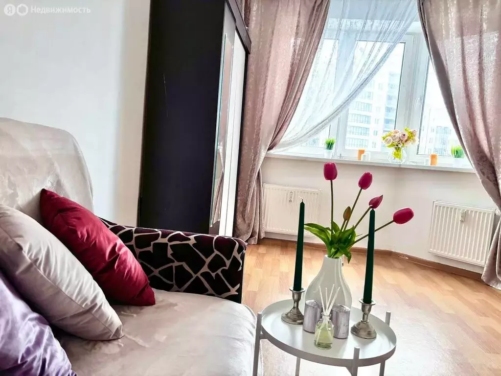 1-комнатная квартира: посёлок Парголово, Заречная улица, 41 (36.3 м) - Фото 1